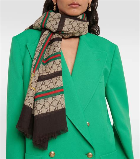 used gucci scarf|Gucci handkerchief scarf.